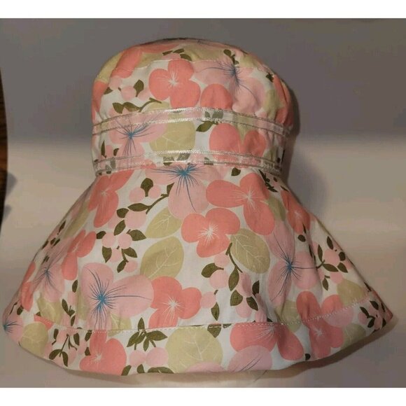 Betmar New York Sun Hat Bow Wide Brim Colorful Floral Cruise Beach Women - Picture 3 of 7